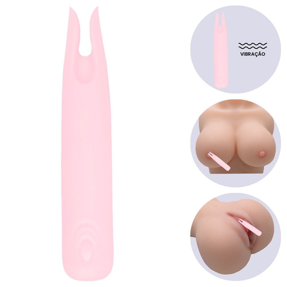 Vibrador Ponto G Recarregável 10 Modos Lilo Vipmix