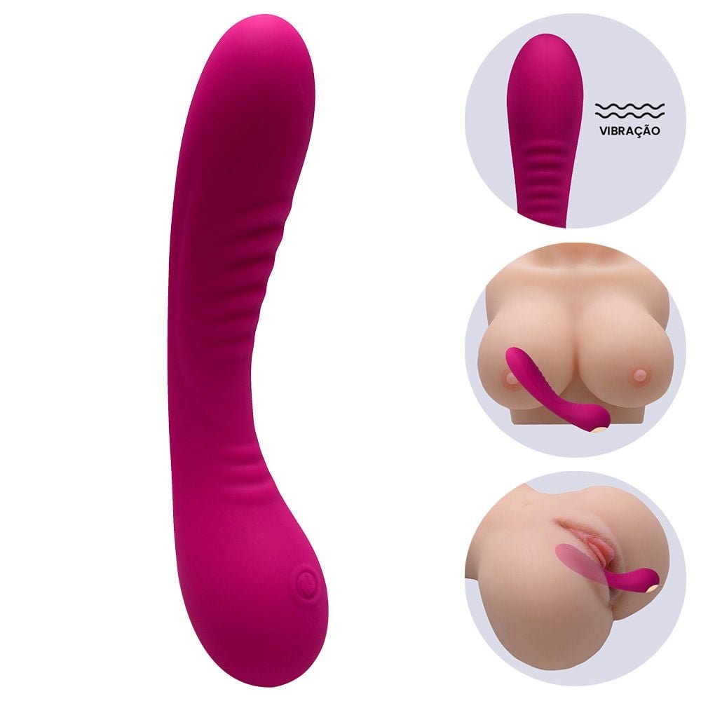 Vibrador Ponto G Recarregável 9 Vibrações Usk Vipmix