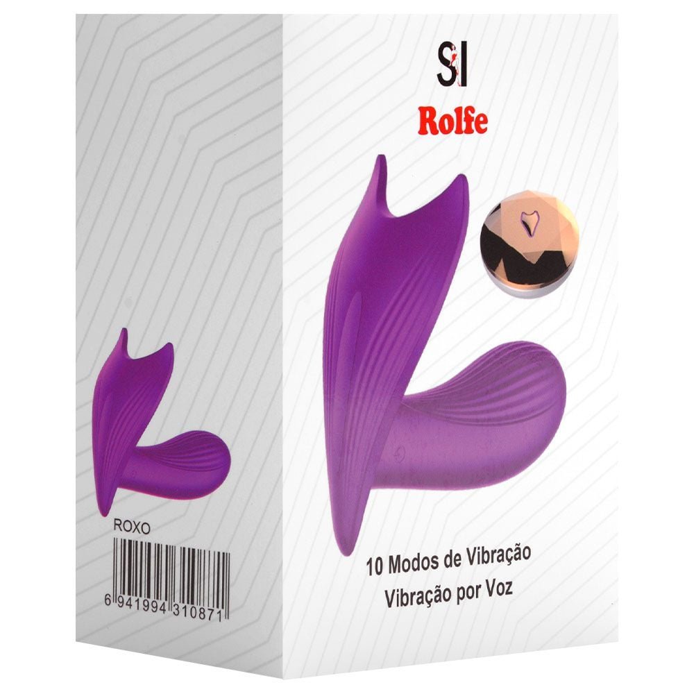 Vibrador Ponto G Rolfe Por Voz Usb Sexy Import