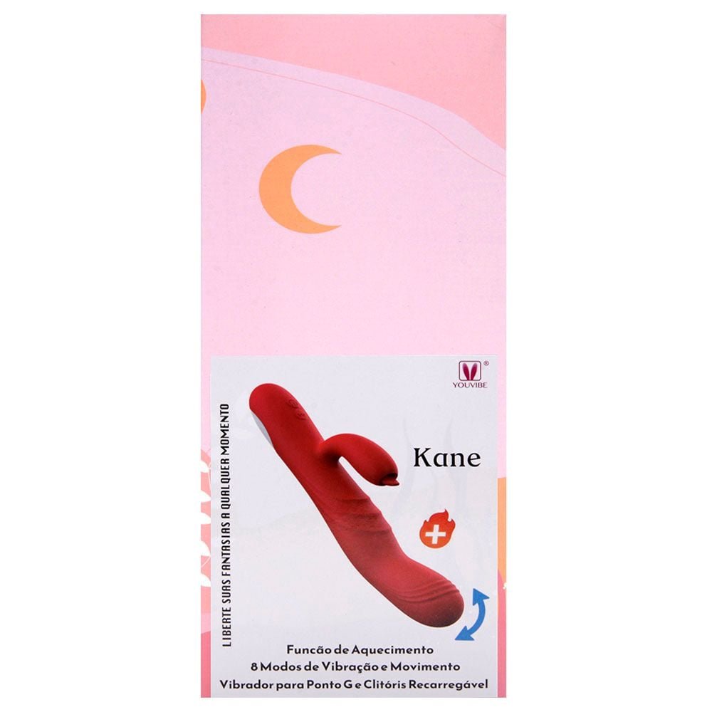 Vibrador Ponto G Usb 8 Vibrações Aquece Kane Vipmix
