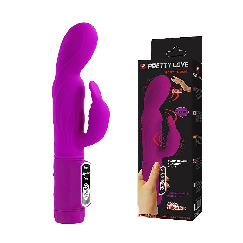 Vibrador Pretty Love Body Touch - Vibra com o Toque - 16 cm - Pretty Love