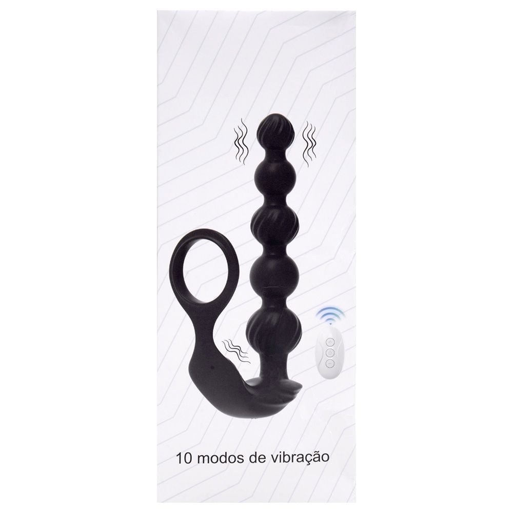 Vibrador Próstata Anel Long Plug Alwup Sexy Import