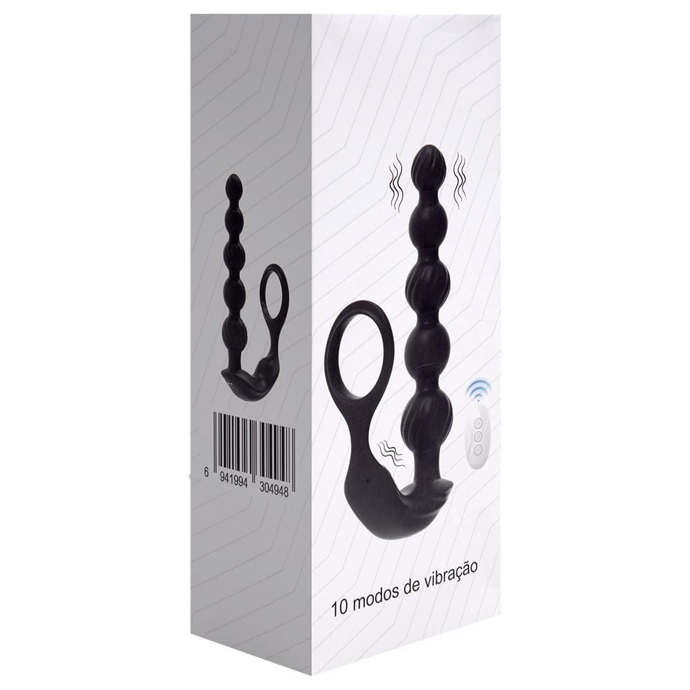 Vibrador Próstata Anel Long Plug Alwup Sexy Import