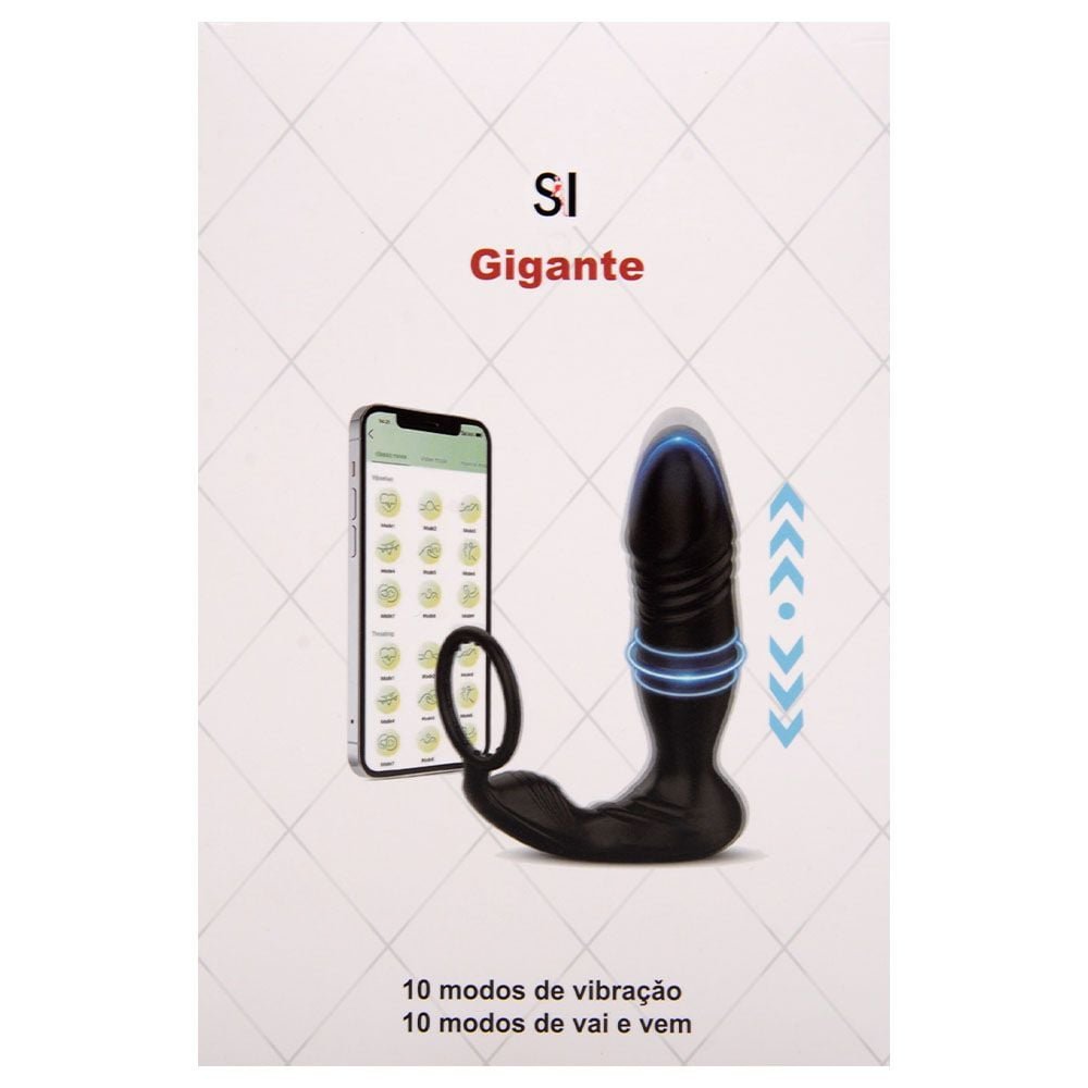 Vibrador Próstata Anel Vai Vem Via App Sexy Import