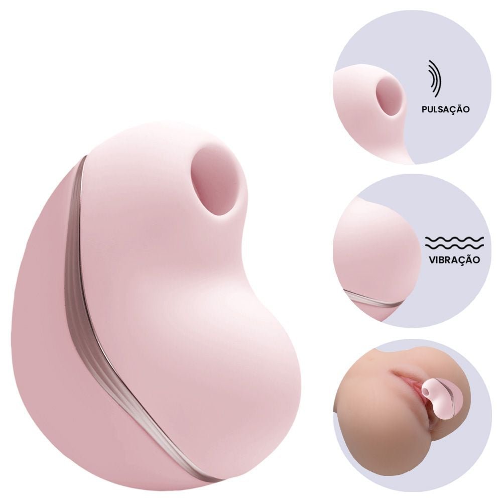 Vibrador Pulsação Honey Heart S-hande Sexy Import