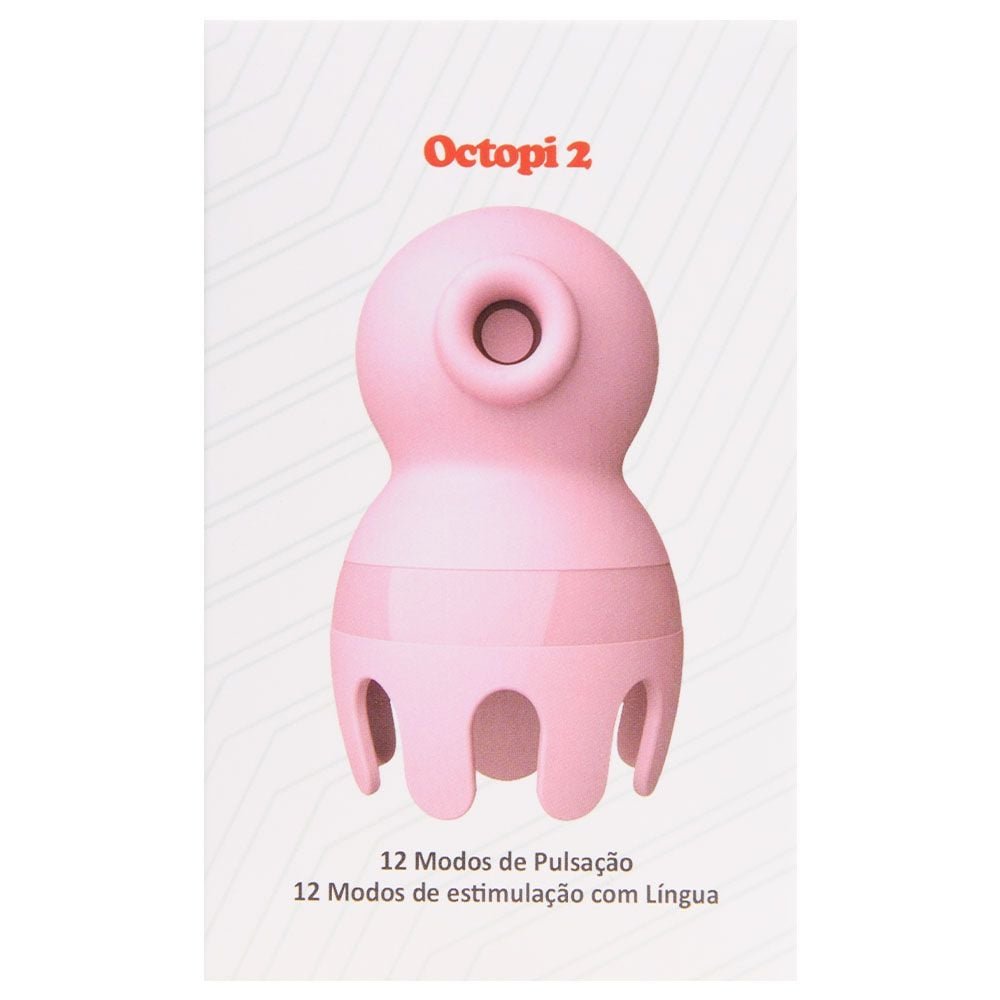 Vibrador Pulsação Língua Octopi 2 Sexy Import