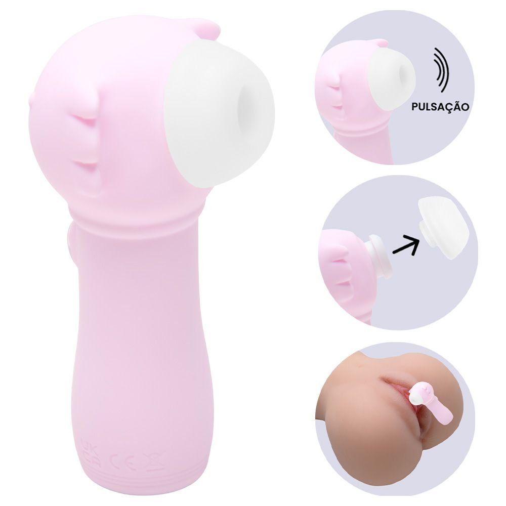 Vibrador Pulsação Salamandra 05 Modos Sexy Import