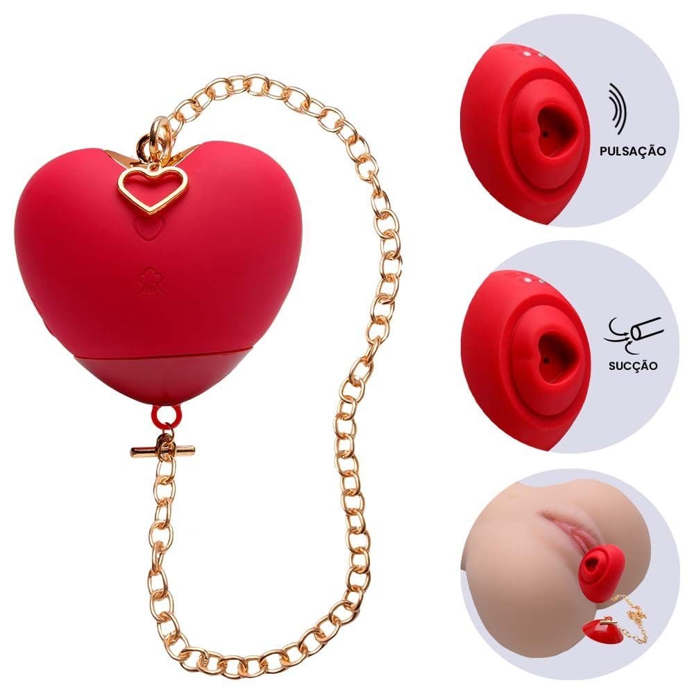 Vibrador Pulsações Coração Cupids Heart Sexy Import