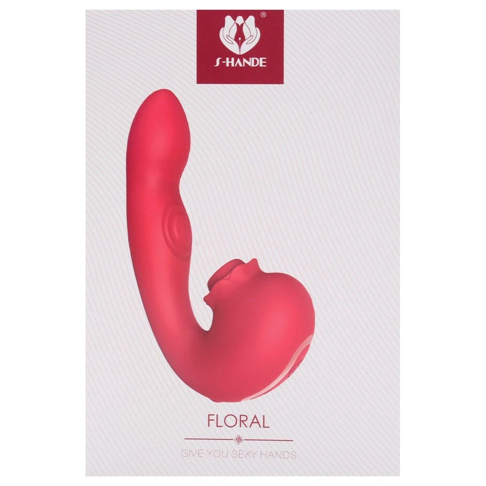 Vibrador Pulsações E Tapping Floral Sexy Import
