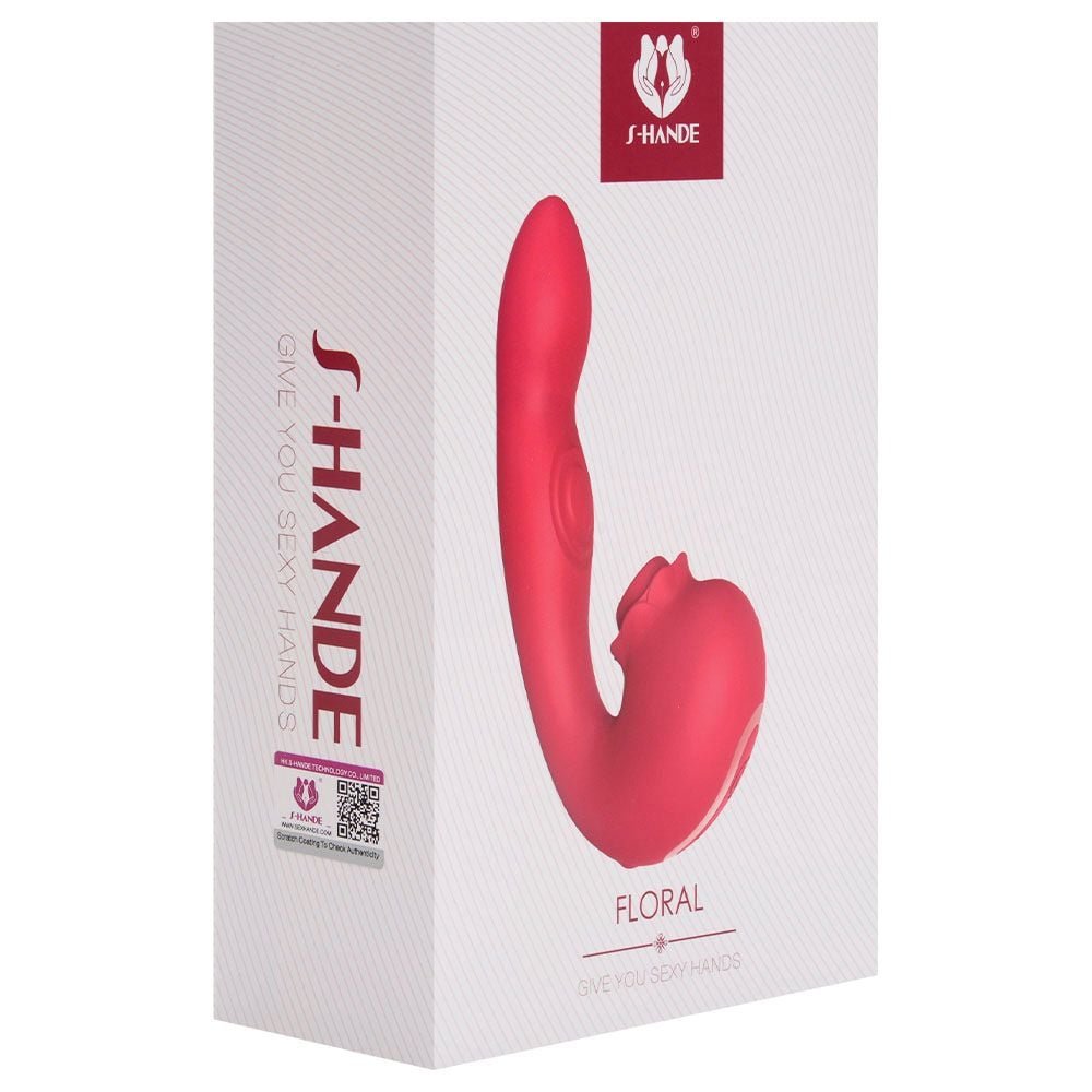 Vibrador Pulsações E Tapping Floral Sexy Import