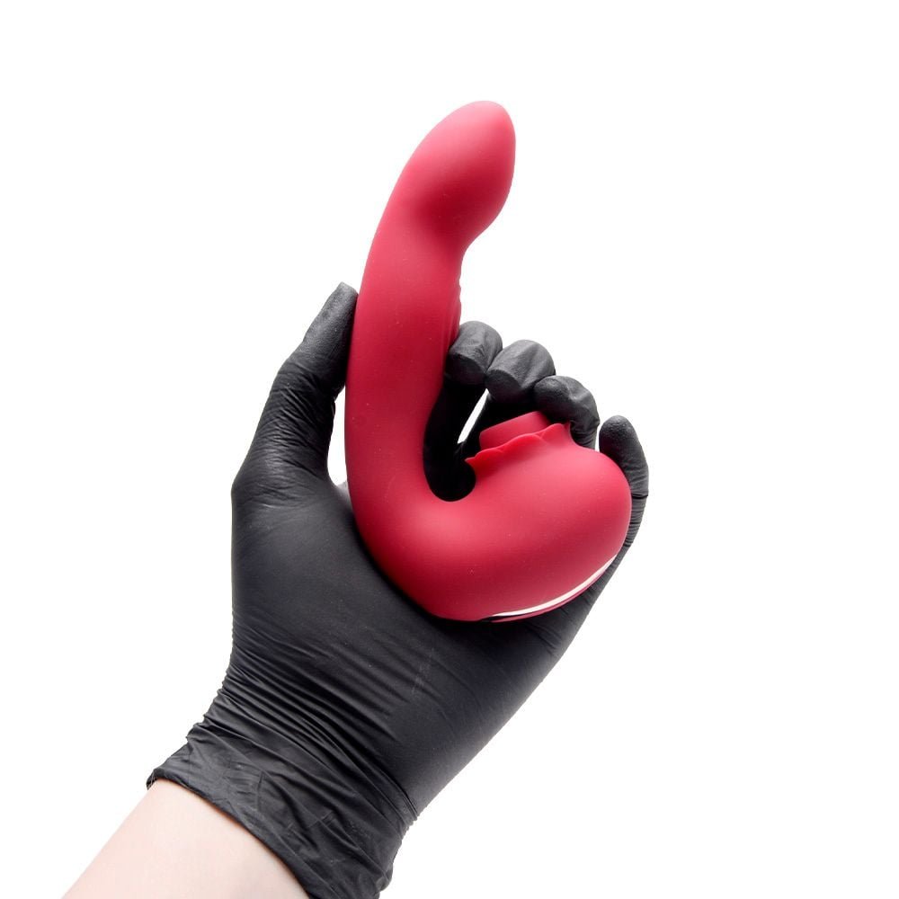 Vibrador Pulsações E Tapping Floral Sexy Import