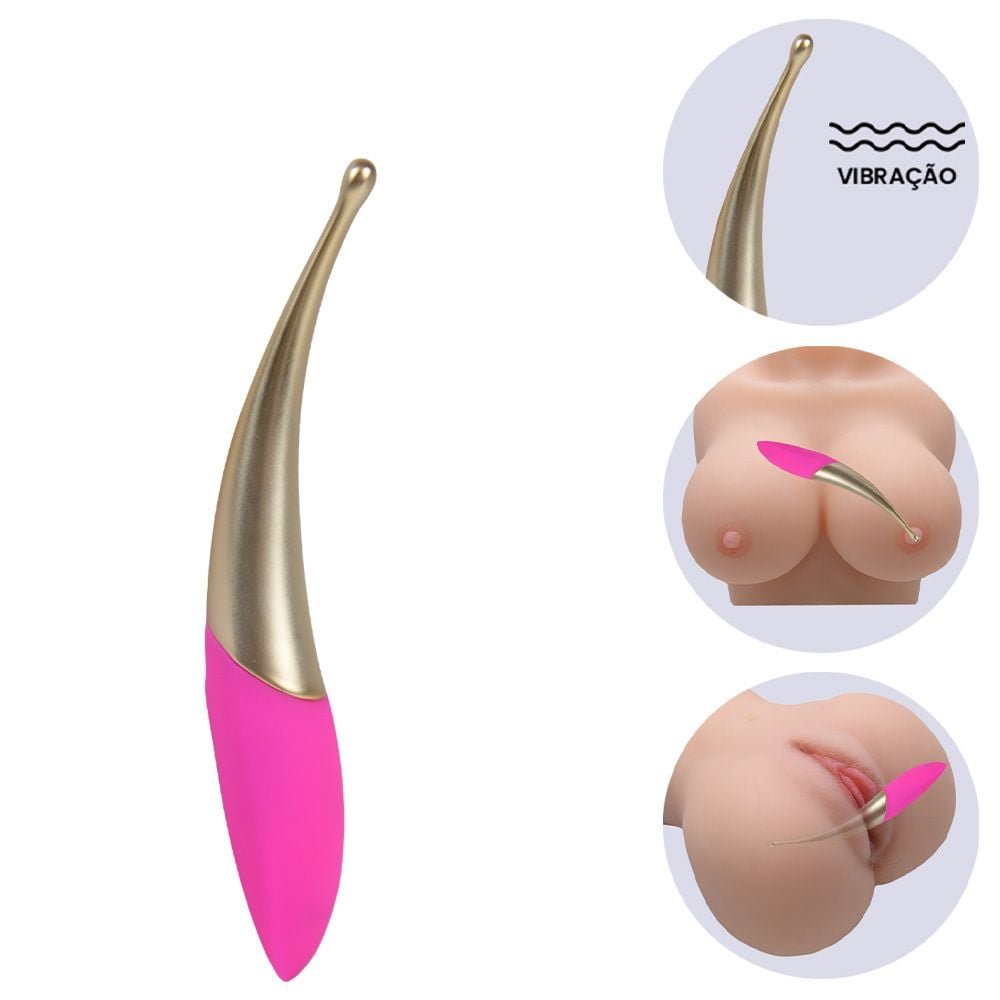 Vibrador Queen Estimulador Recarga Usb 10 Modos Yaffa