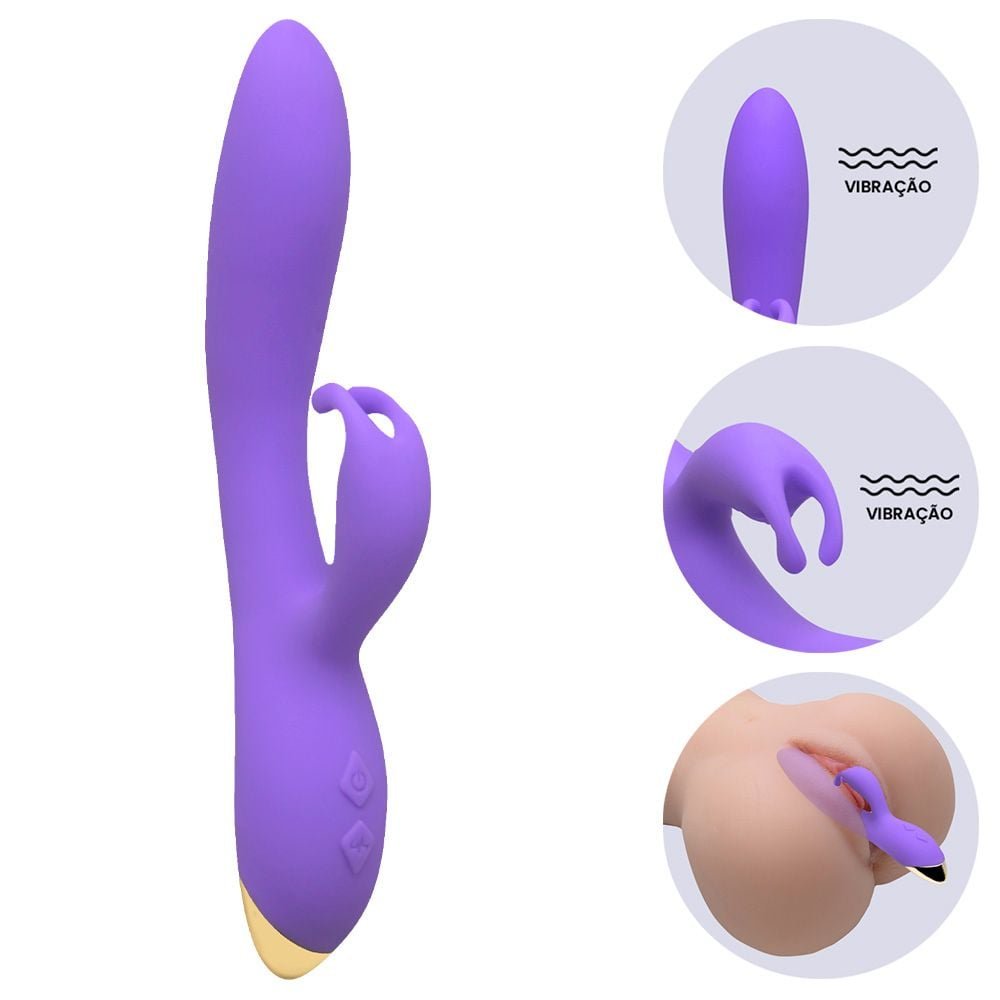 Vibrador Rabbit Com 9 Modos De Vibração Usk Vipmix