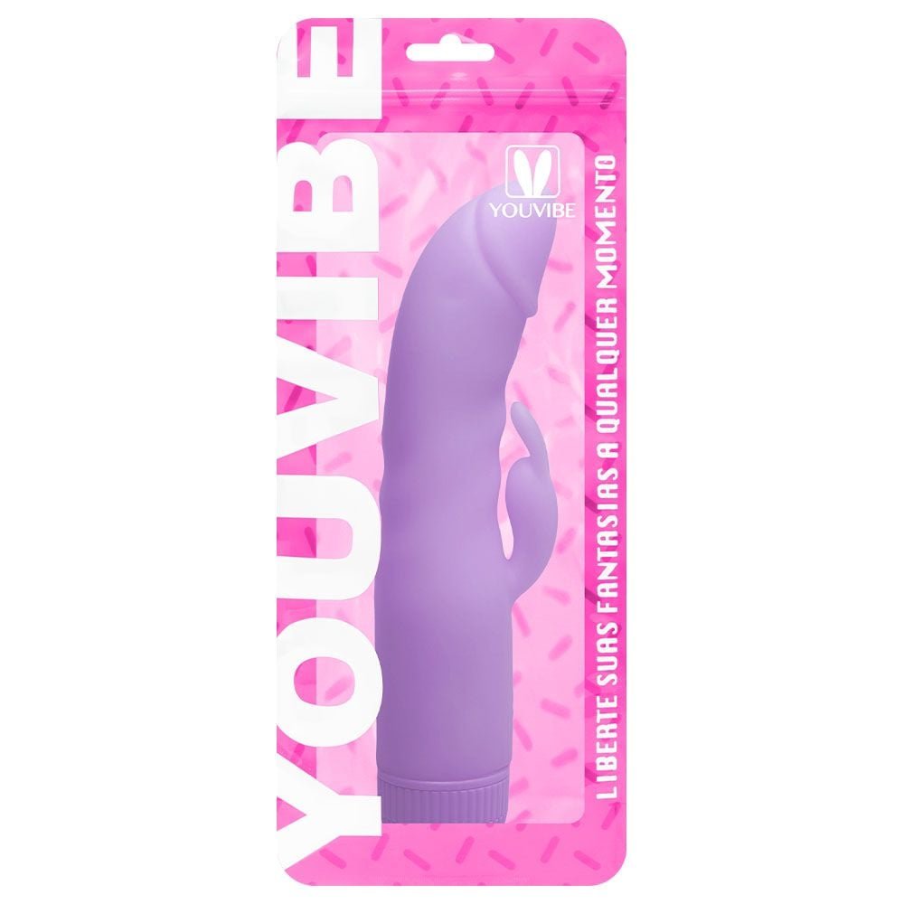 Vibrador Rabbit Ponto G Plug Lateral Youvibe Vipmix