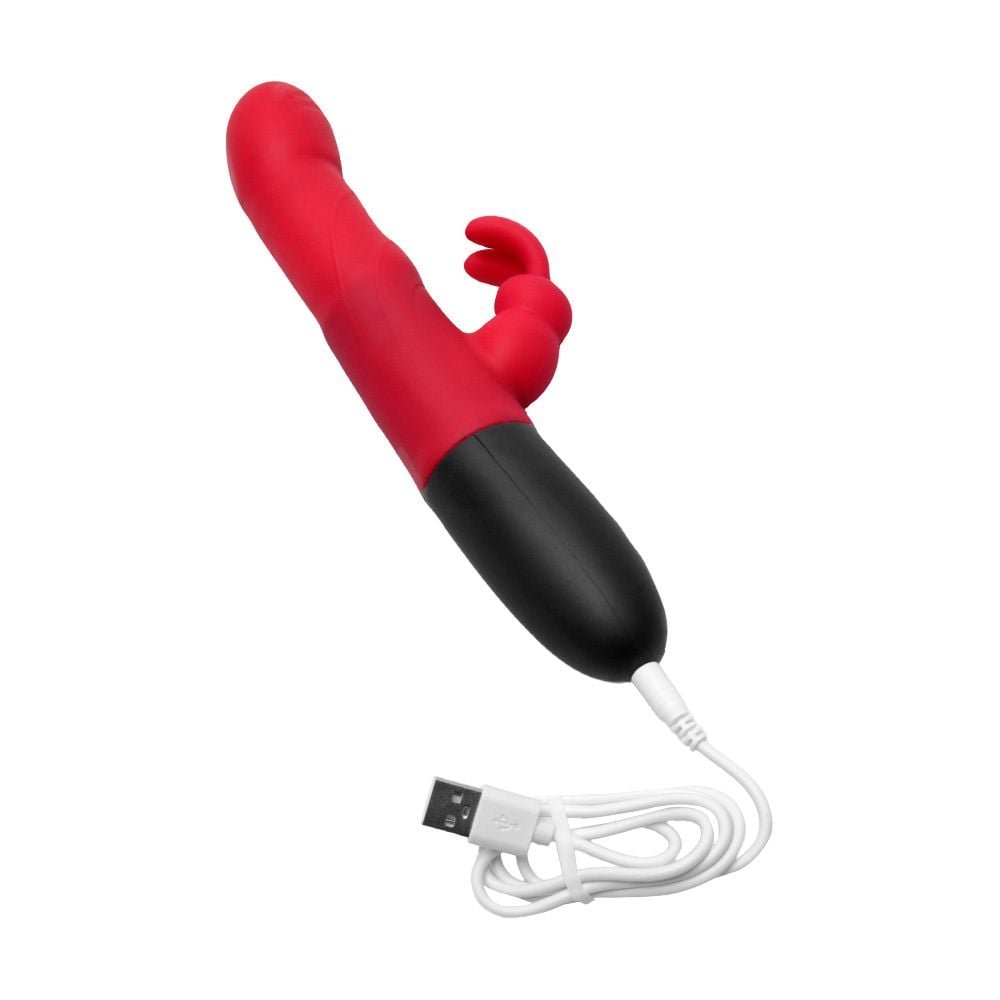 Vibrador Rabbit Vai E Vem 8 Vibrações Larry Vipmix