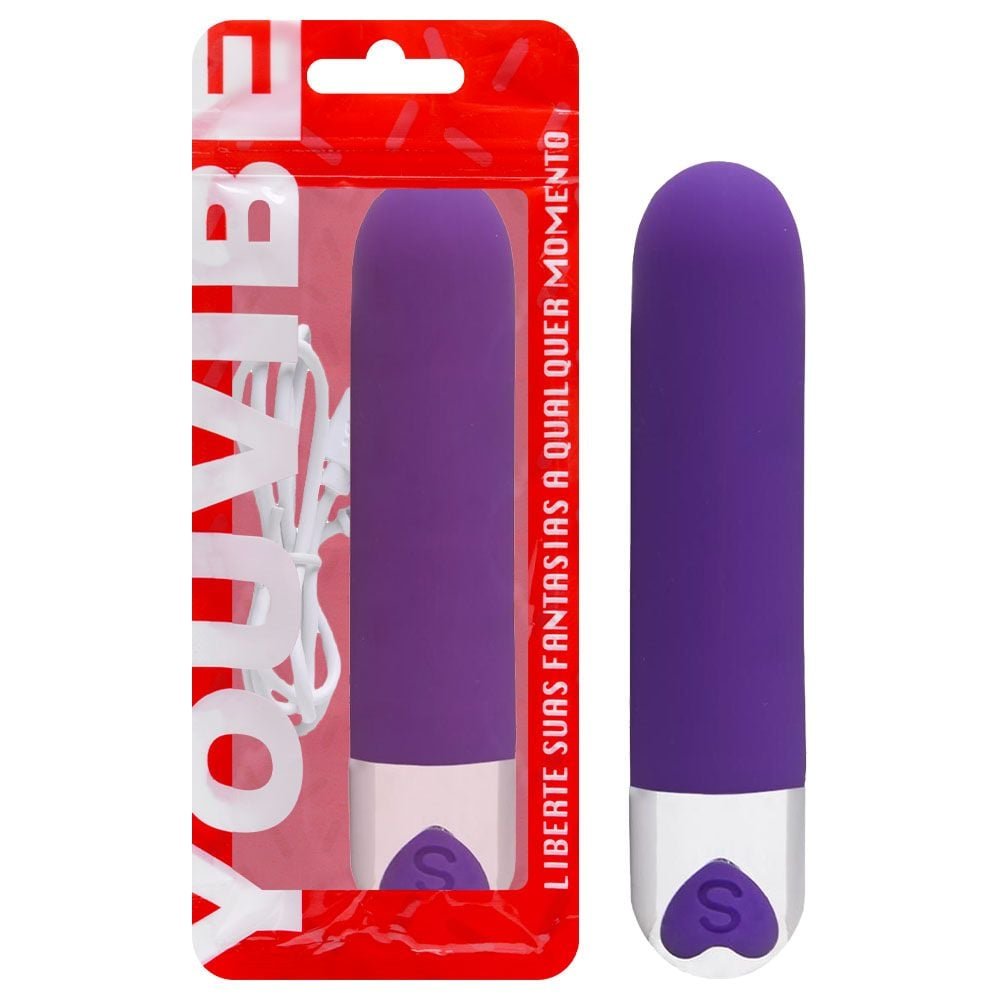Vibrador Recarregável 12 Vibraçõs Youvibe Vipmix