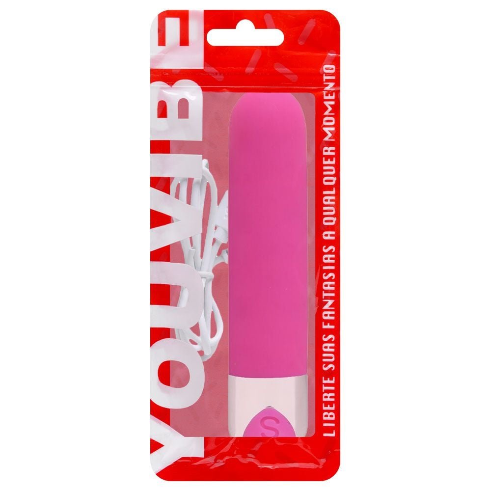 Vibrador Recarregável 12 Vibraçõs Youvibe Vipmix