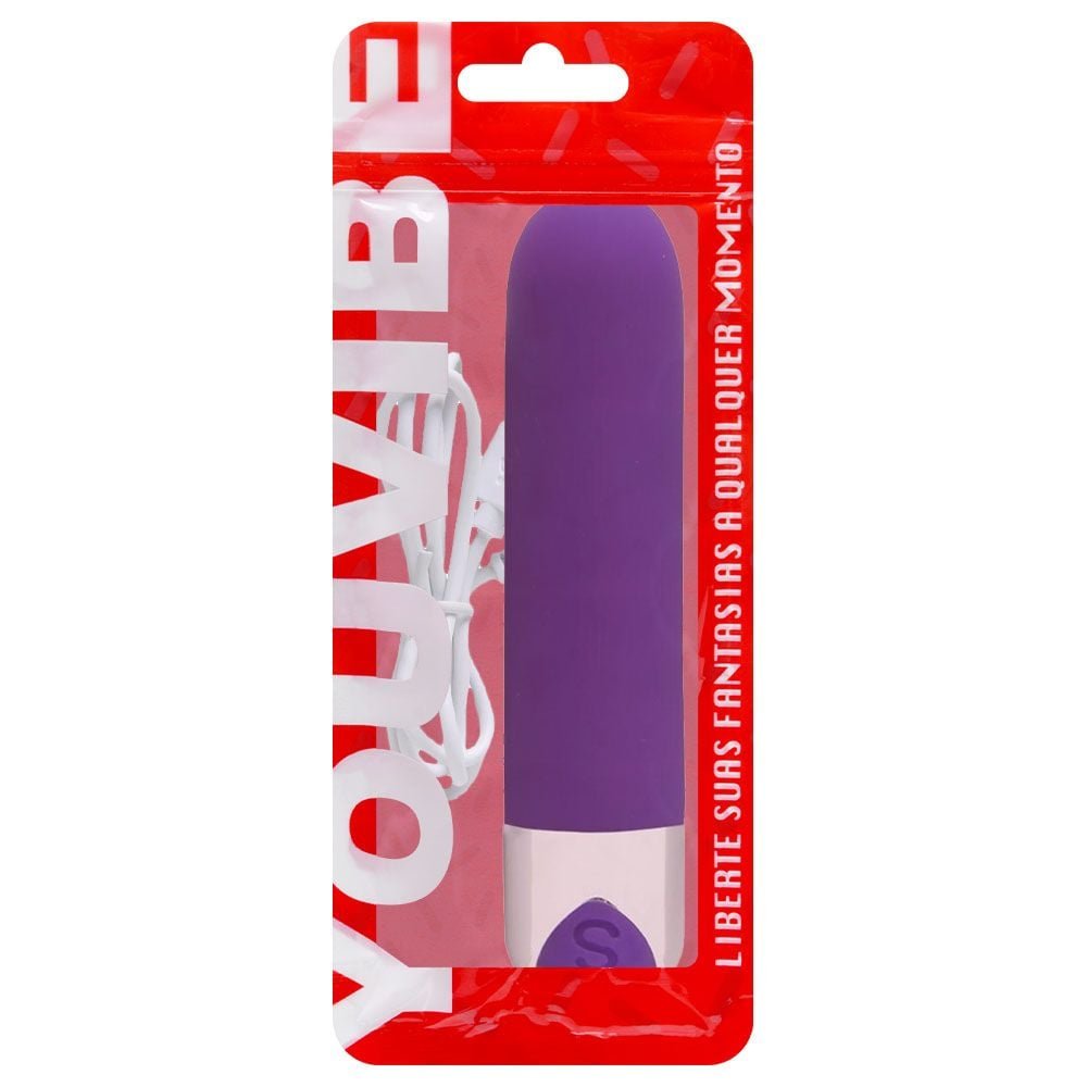 Vibrador Recarregável 12 Vibraçõs Youvibe Vipmix