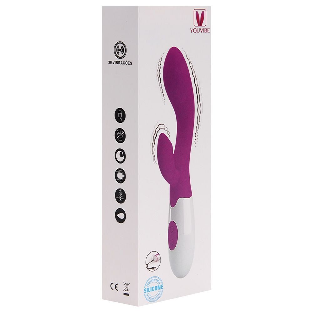 Vibrador Recarregável Ponto G 30 Modos De Vibração Vipmix