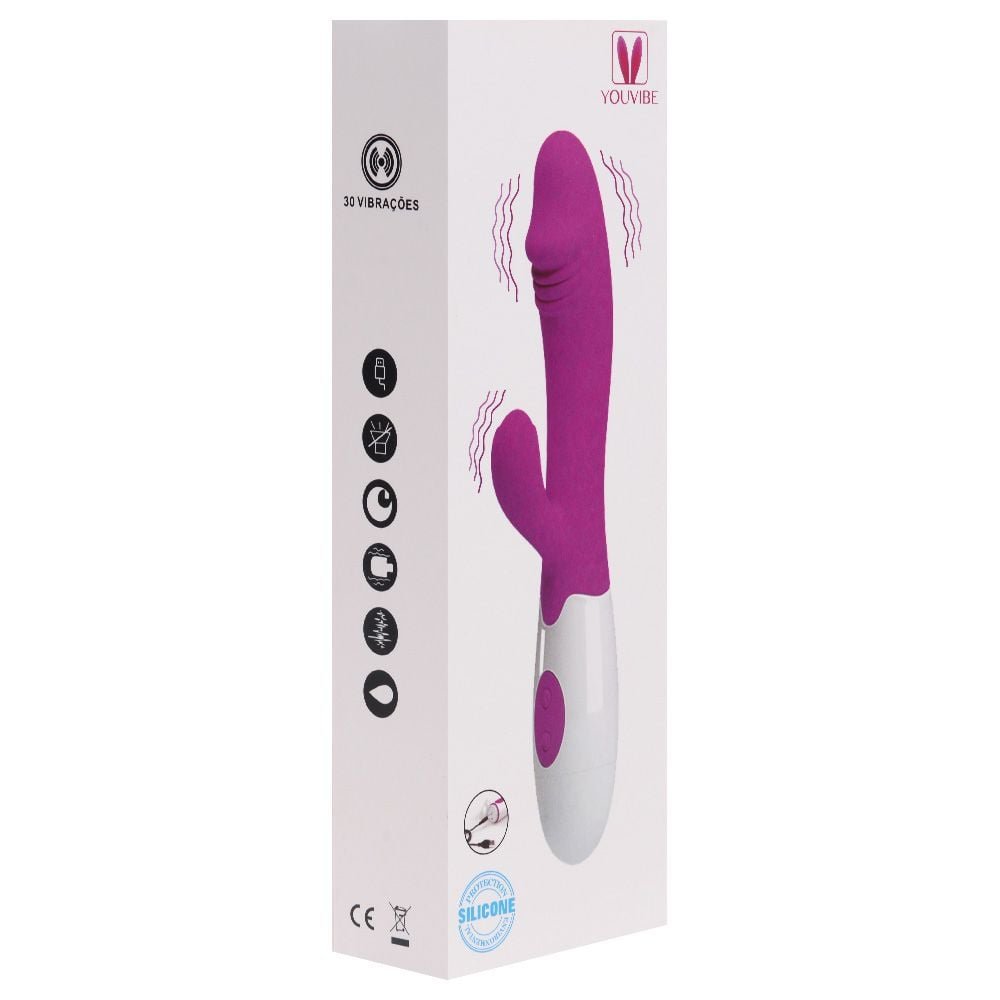 Vibrador Recarregável Ponto G 30 Modos De Vibração Vipmix