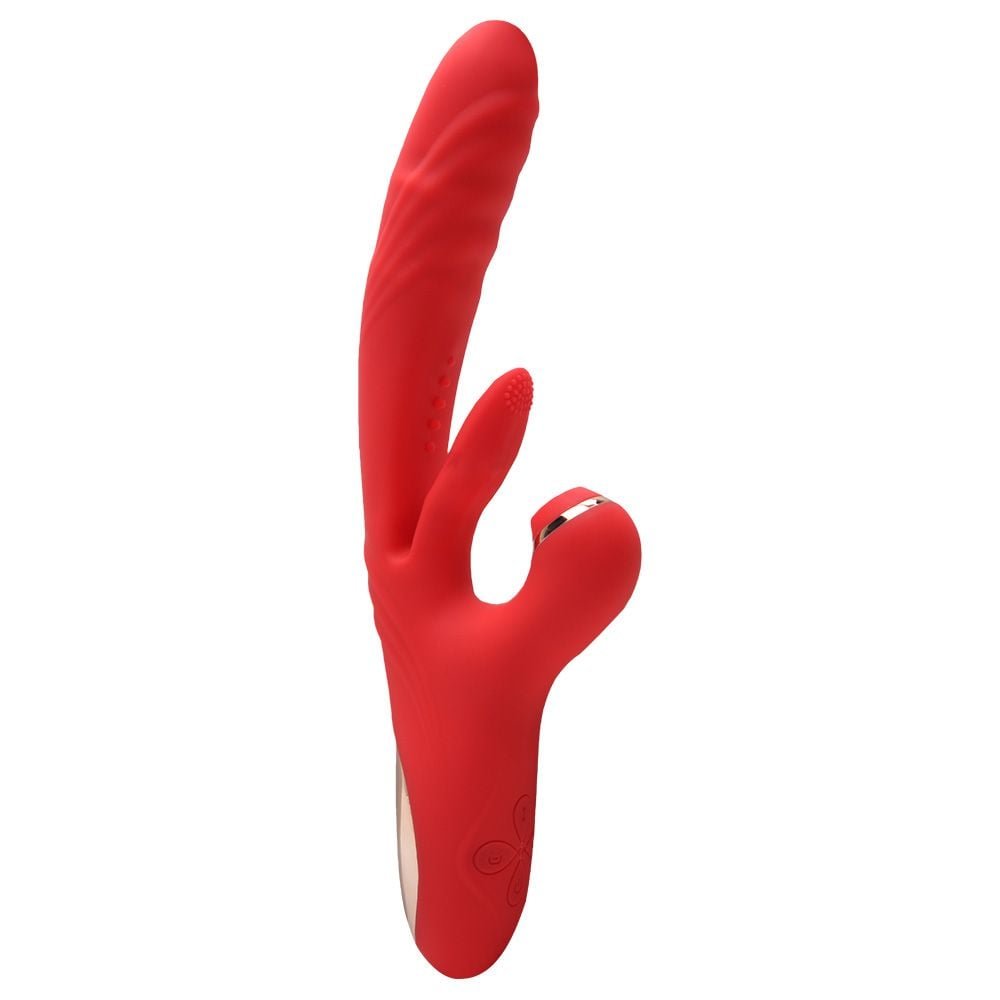 Vibrador Recarregável Silicone Multifunções Vipmix