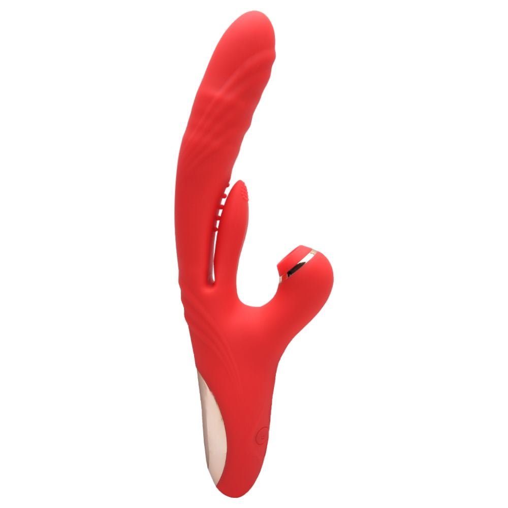 Vibrador Recarregável Silicone Multifunções Vipmix