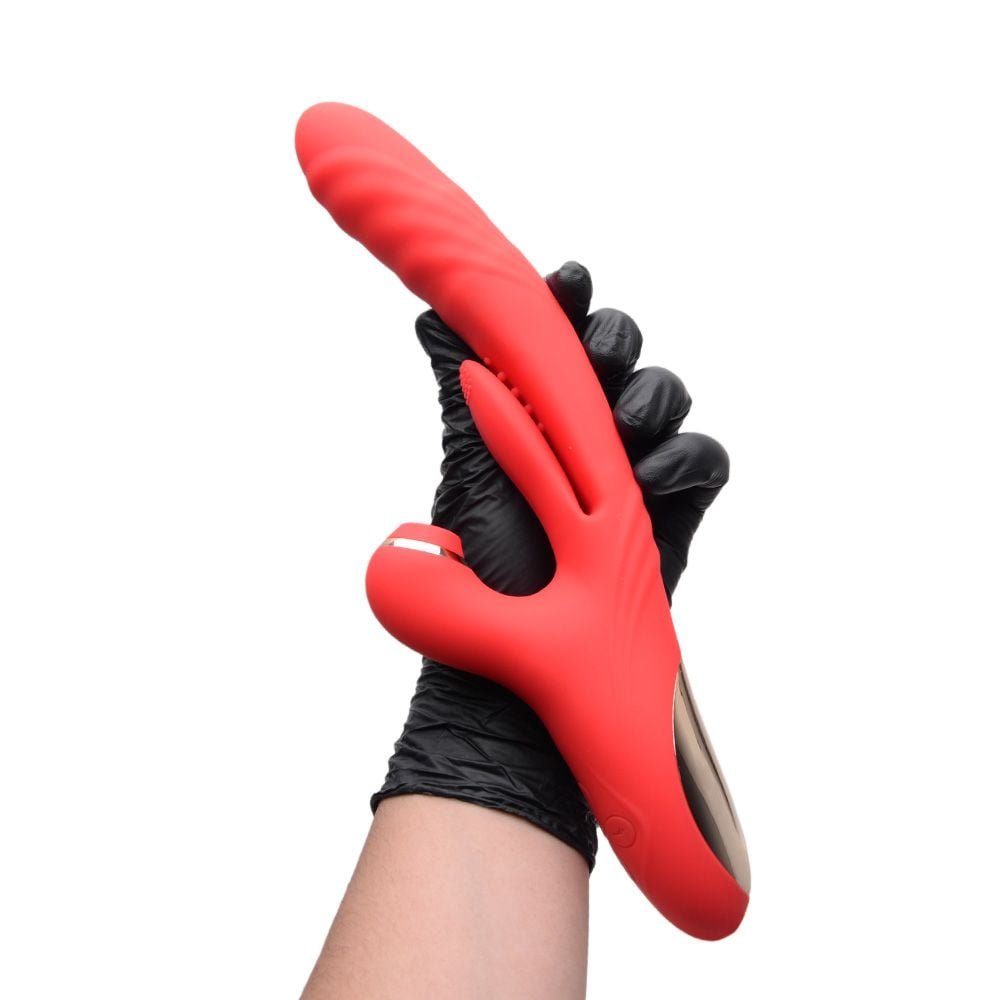 Vibrador Recarregável Silicone Multifunções Vipmix