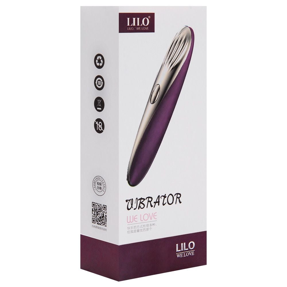 Vibrador Recarregável Usb 10 Vibrações Lilo Vipmix