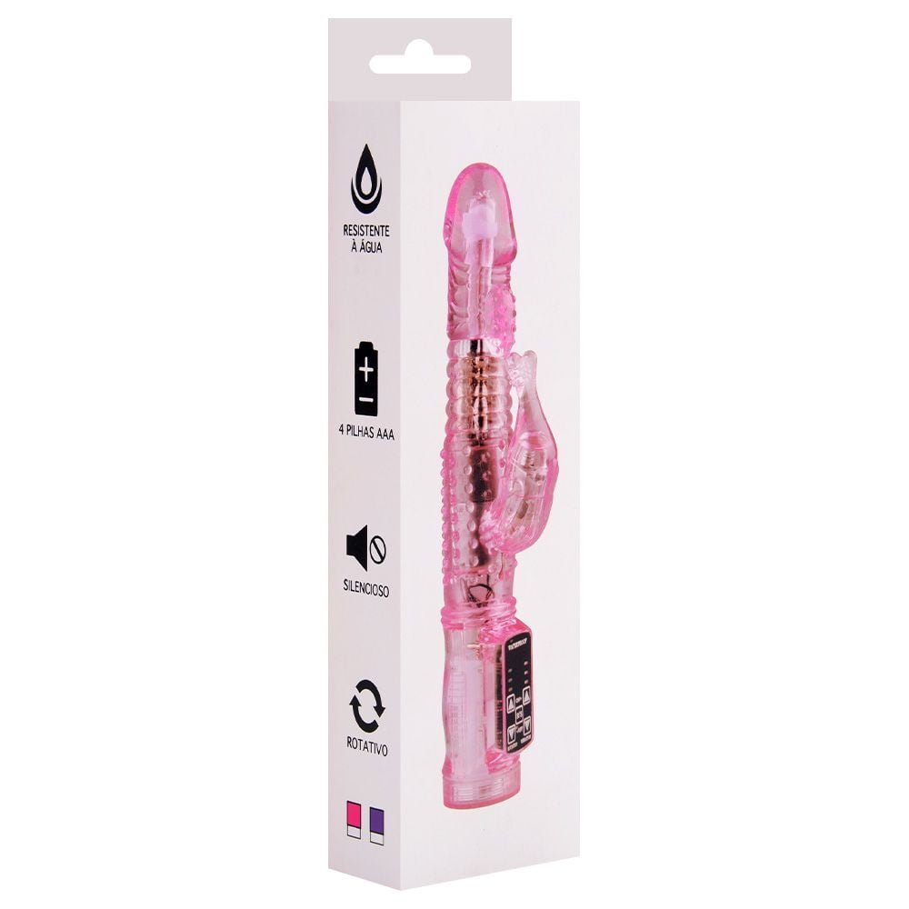 Vibrador Rotativo 12 Vibrações 23 X 3cm Vipmix
