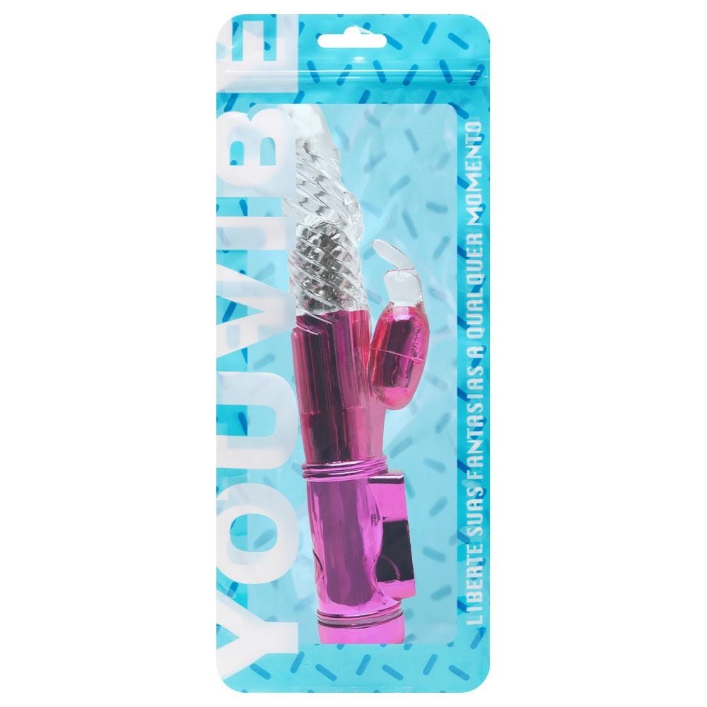 Vibrador Rotativo 36 Vibrações Metálico 22 X 3,3cm Vipmix