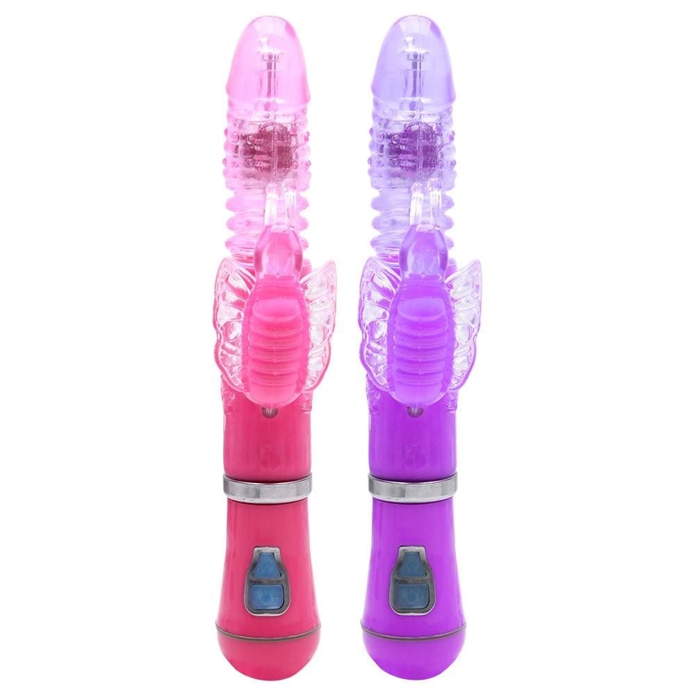 Vibrador Rotativo Borboleta Vai Vem Usb Sexy Import
