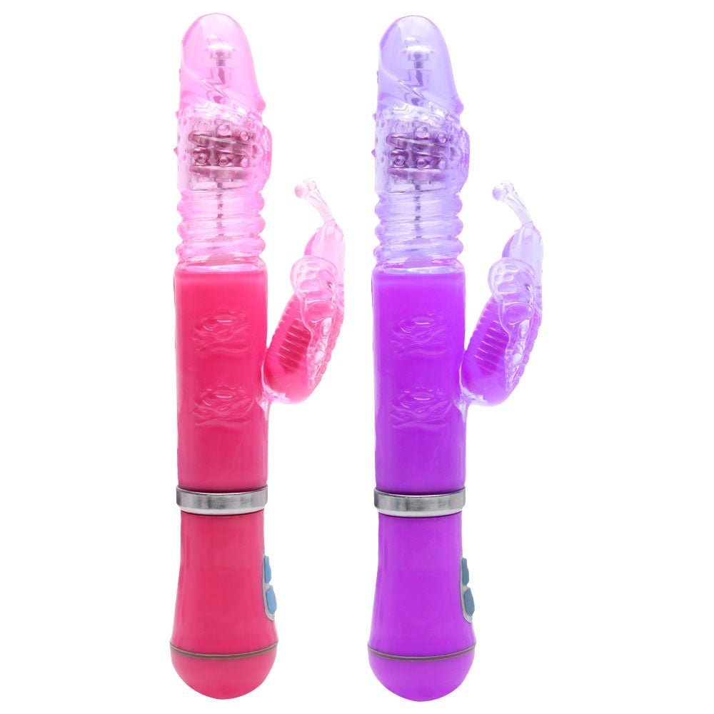 Vibrador Rotativo Borboleta Vai Vem Usb Sexy Import