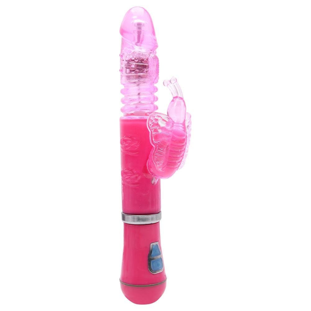 Vibrador Rotativo Borboleta Vai Vem Usb Sexy Import