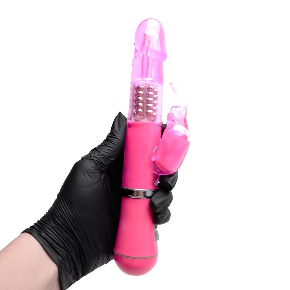 Vibrador Rotativo Coelhinho Pilha Sexy Import