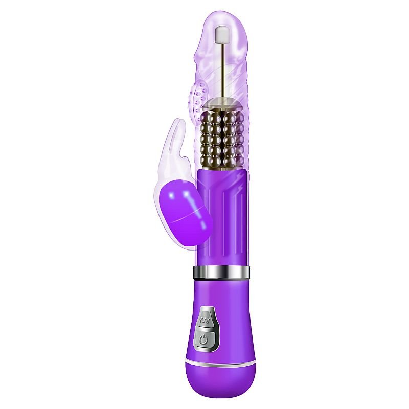 Vibrador Rotativo de Coelho - À Pilha - Pink