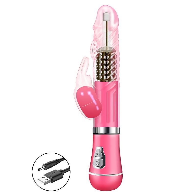 Vibrador Rotativo de Coelho - Recarregável