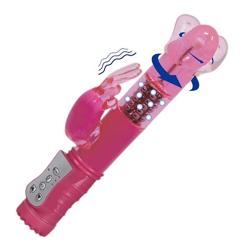 Vibrador Rotativo Liso - 7 Vibrações com Rotação 360º - Recarregável