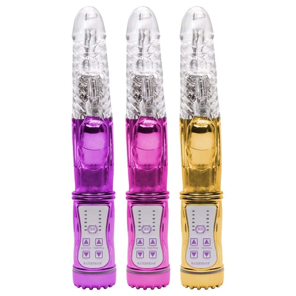 Vibrador Rotativo Rabbit 36 Vibrações Usb 22 X 3,5cm Vipmix