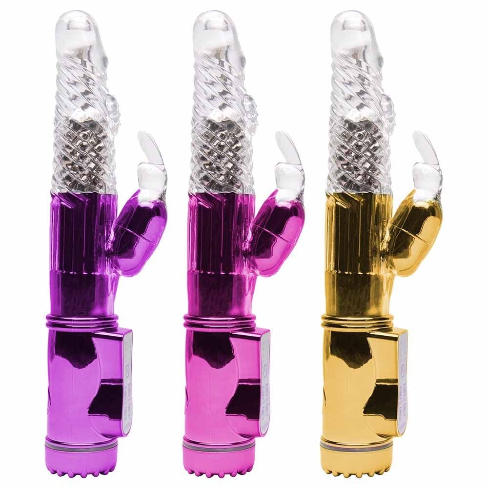 Vibrador Rotativo Rabbit 36 Vibrações Usb 22 X 3,5cm Vipmix