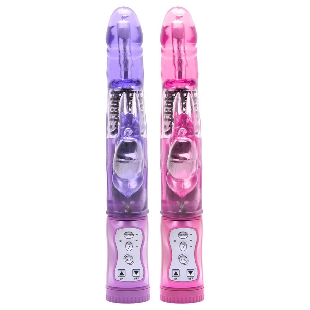 Vibrador Rotativo Rabbit 7 Vibrações 22 X 3cm Vipmix