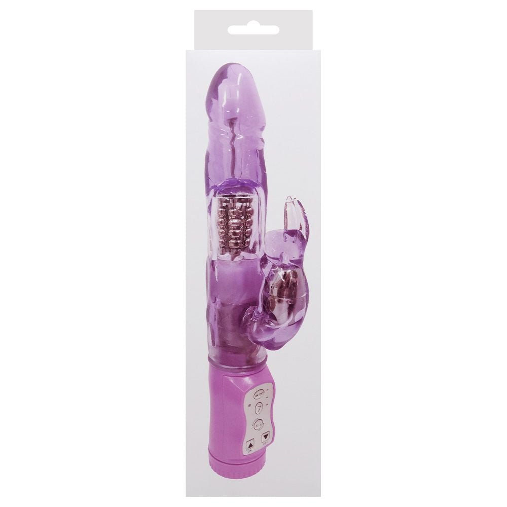 Vibrador Rotativo Rabbit 7 Vibrações 22 X 3cm Vipmix