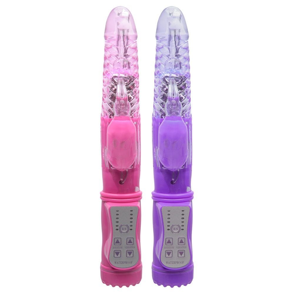 Vibrador Rotativo Rabbit Com 12 Vibrações 22 X 3cm Vipmix