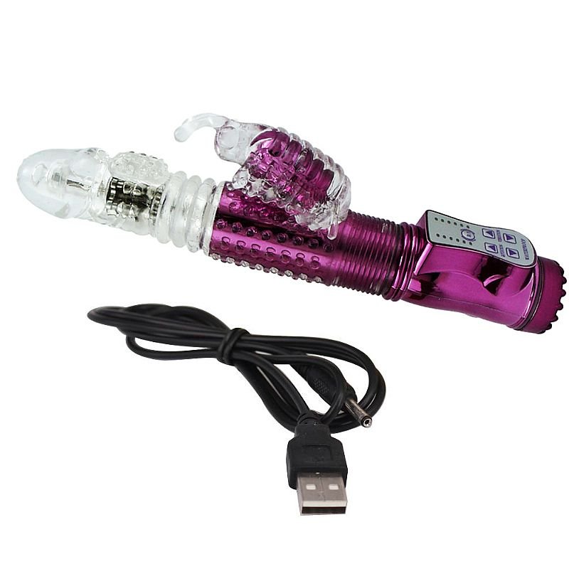 Vibrador Rotativo RECARREGÁVEL Vai e Vem 36 Níveis de Vibrações e 8 Rotações