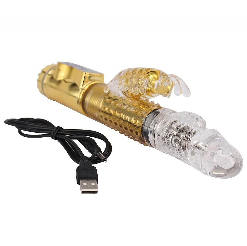 Vibrador Rotativo RECARREGÁVEL Vai e Vem 36 Níveis de Vibrações e 8 Rotações