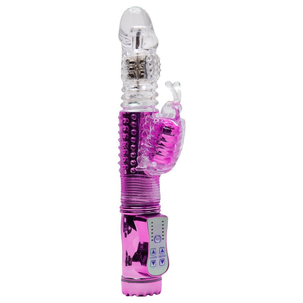 Vibrador Rotativo Sobe E Desce Butterfly 23 X 3,5cm Vipmix