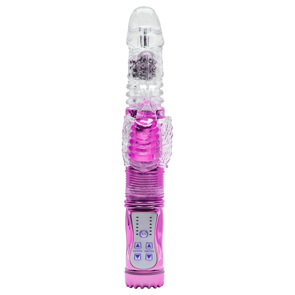 Vibrador Rotativo Sobe E Desce Butterfly 23 X 3,5cm Vipmix