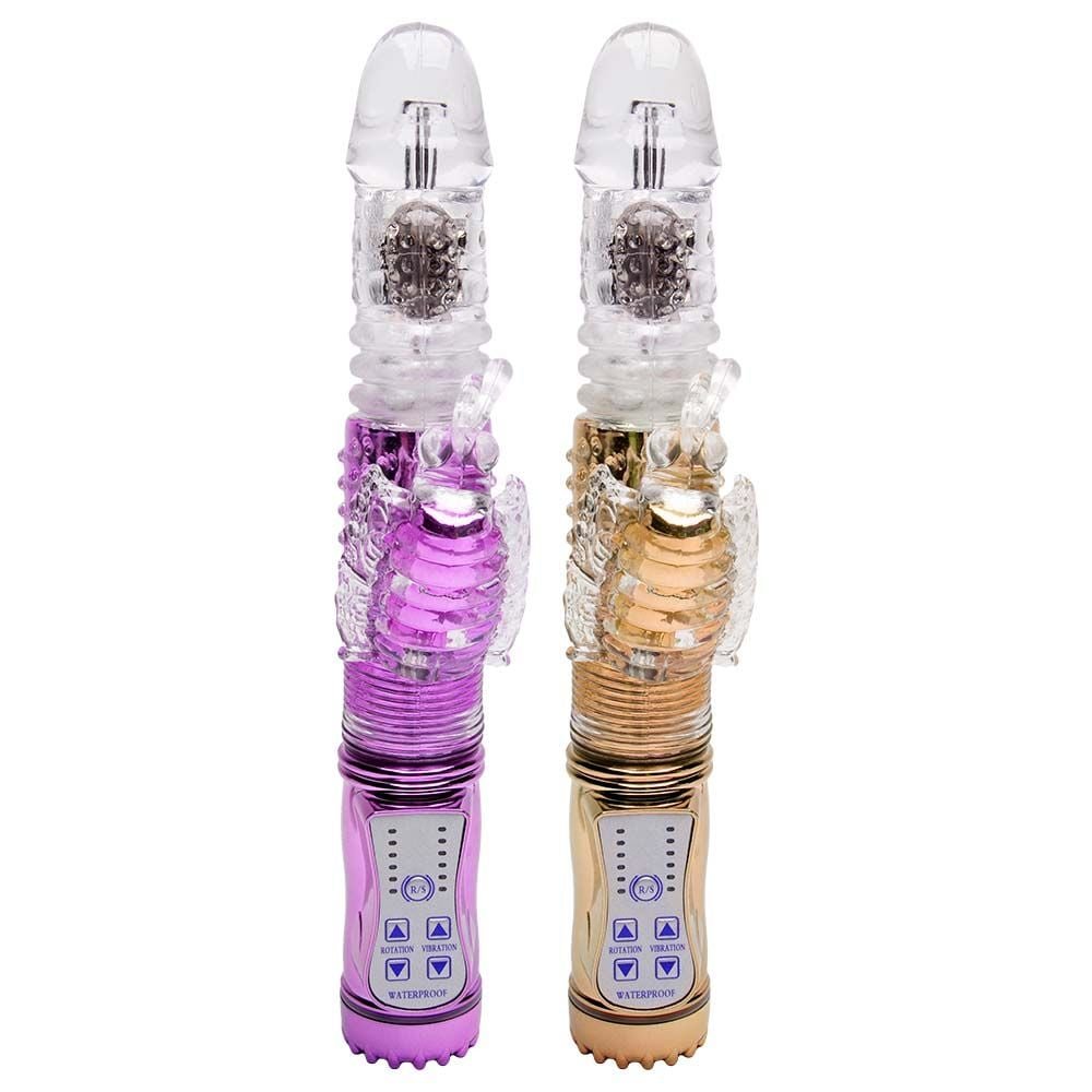 Vibrador Rotativo Vai E Vem 36 Vibrações Sexy Import