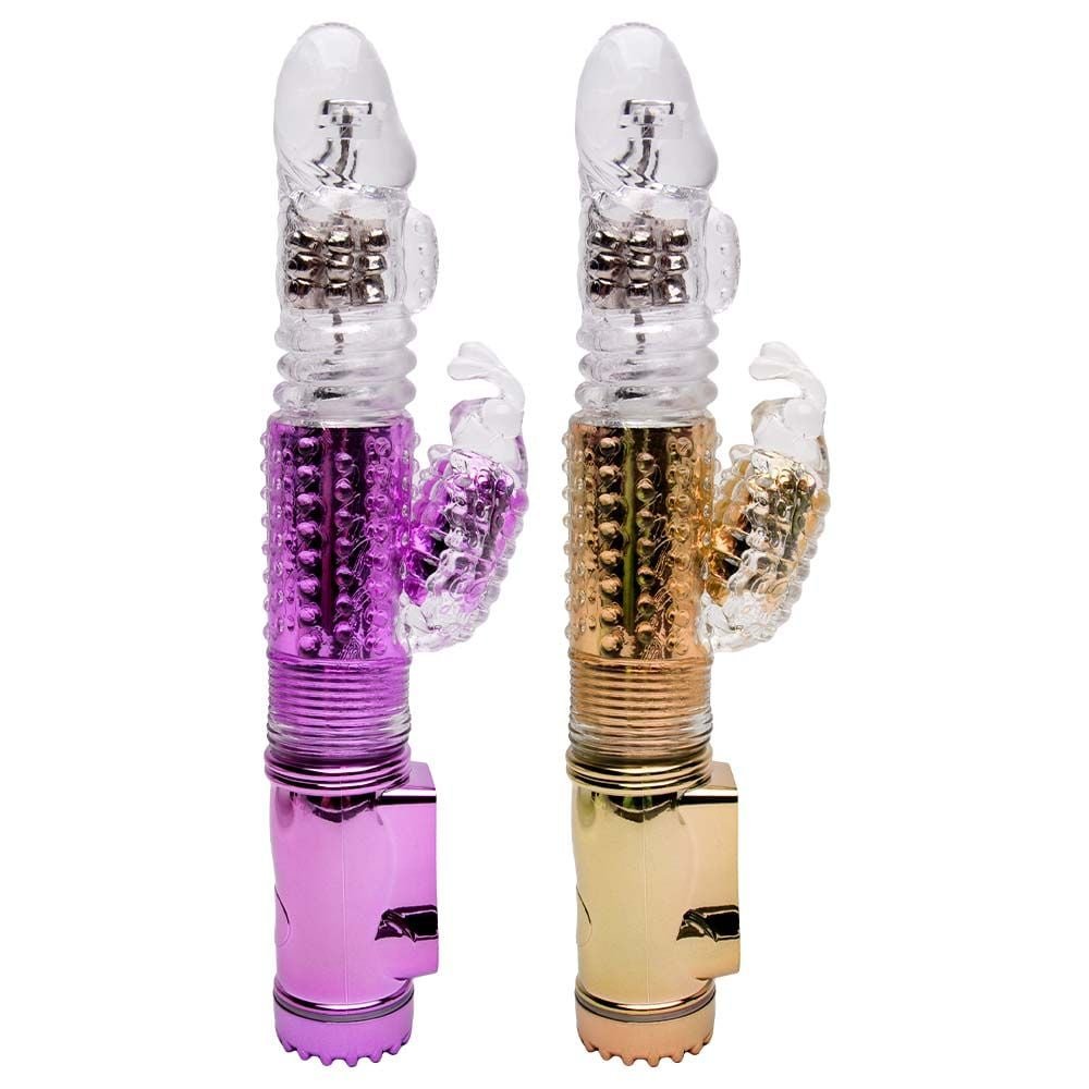 Vibrador Rotativo Vai E Vem 36 Vibrações Sexy Import