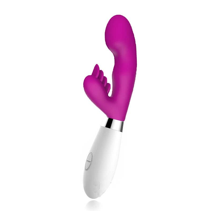 Vibrador Silicone Duplo motor, 10 níveis de vibração - Preto