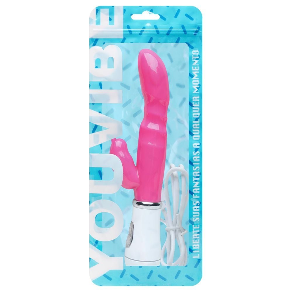 Vibrador Silicone Rabbit 8 Vibrações Usb Vipmix